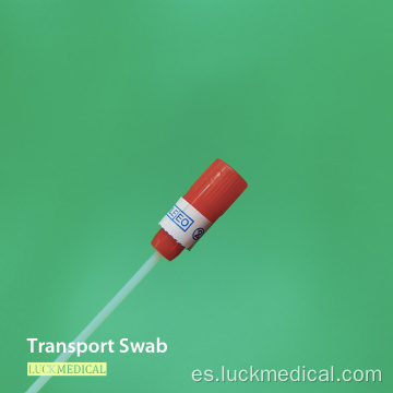 Muestreo El transporte de transporte SwaBs Flock punta de garganta Use FDA